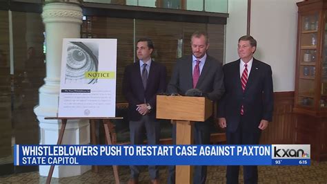 'We are not going away': Paxton whistleblowers announce next steps in legal fight